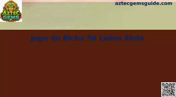 Gameplay Jogo do Bicho 50 Leões Slots