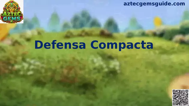 Defensa Compacta Aztec Gems estrategia visual