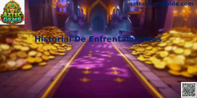Interfaz de análisis estadístico e Historial de Enfrentamientos en Aztec Gems