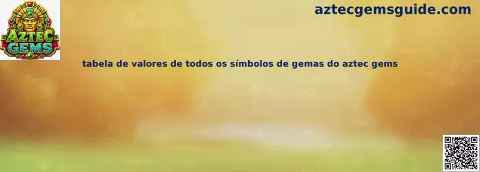 Tabla de valores de símbolos de gemas de Aztec Gems