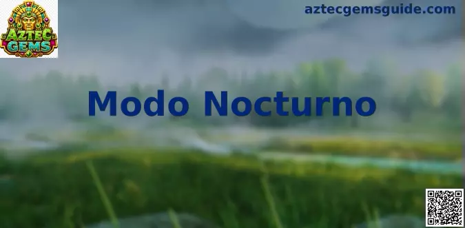 Modo Nocturno en Aztec Gems para jugar con menor brillo durante la noche